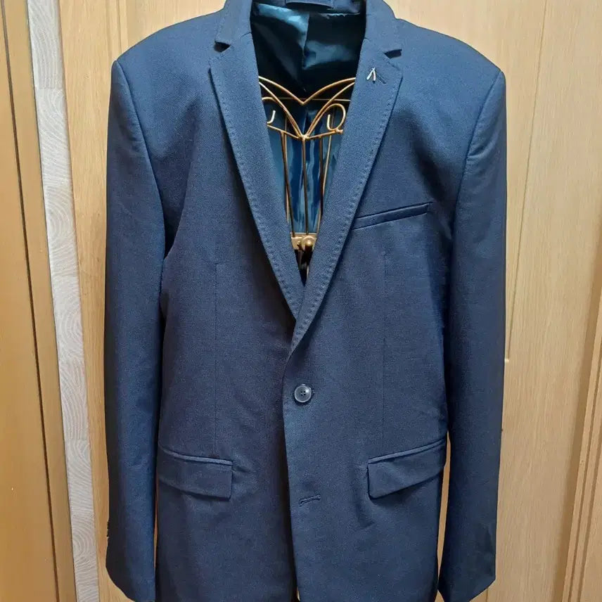 [BUNJANG] ZARA MAN Basic Slim Fit Navy Jacket / ZARA 자라 맨 베이직 슬림핏 네이비 재킷