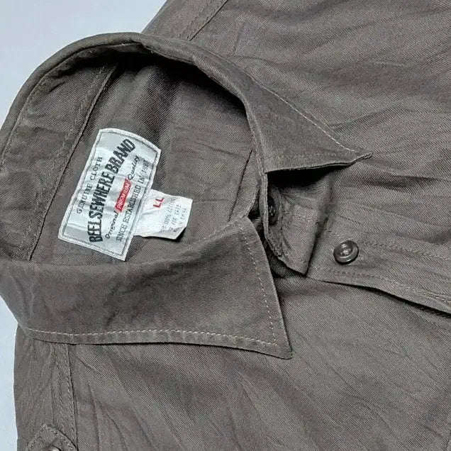 [BUNJANG] BEELSEWHERE Military Epaulette Roll-up Shirt / [LL] BEELSEWHERE 밀리터리 견장 롤업 셔츠