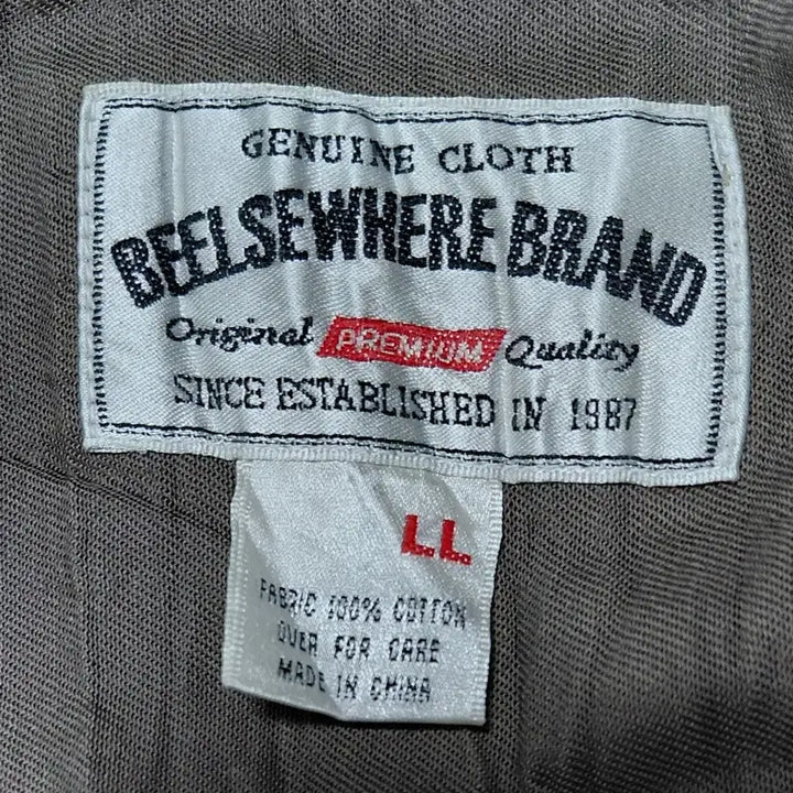 [BUNJANG] BEELSEWHERE Military Epaulette Roll-up Shirt / [LL] BEELSEWHERE 밀리터리 견장 롤업 셔츠