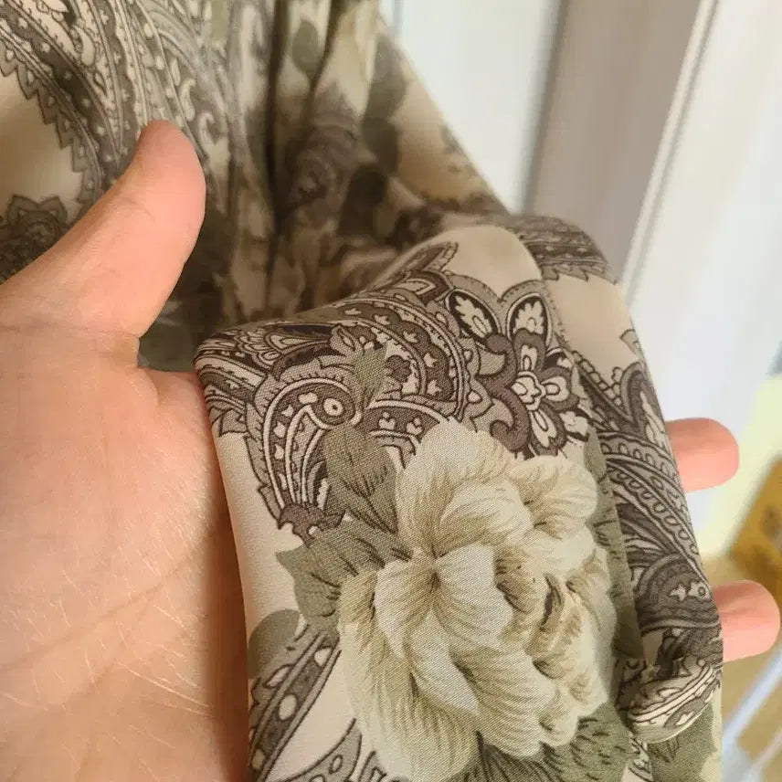 [BUNJANG] Vintage Floral Pattern Long Dress / 일본빈티지 플로럴 패턴 고급롱 원피스66
