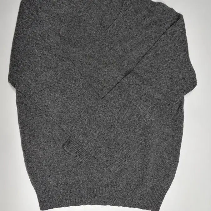 [BUNJANG] Uniqlo V-Neck Wool Knit Gray / 유니클로 V넥 울니트 그레이