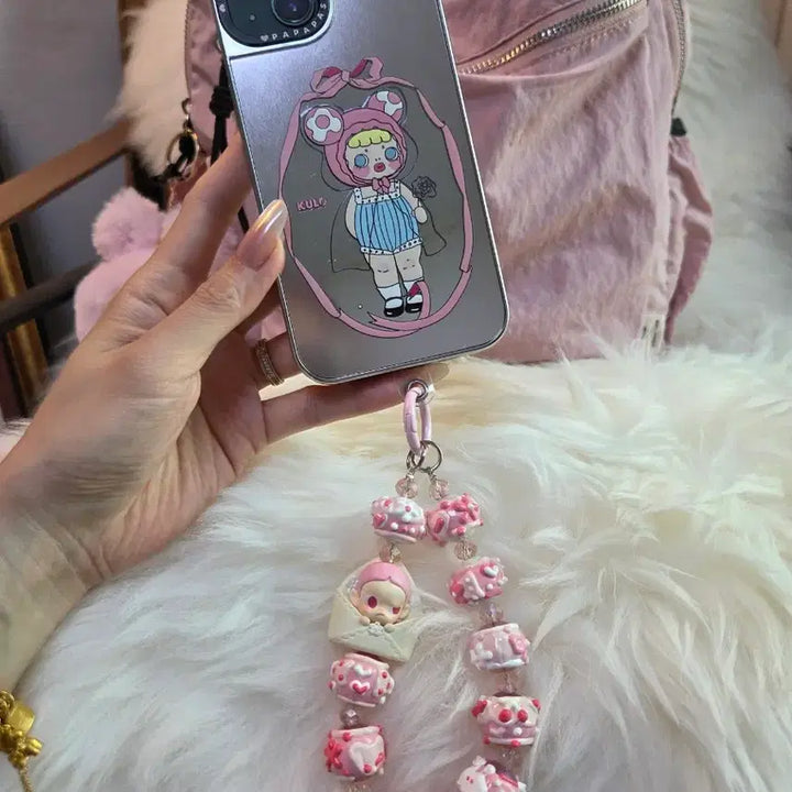[BUNJANG] Popmart Zsiga Rice Grain Figure Keychain / 팝마트 지거 Zsiga 쌀알 피규어 핸드폰줄 키링