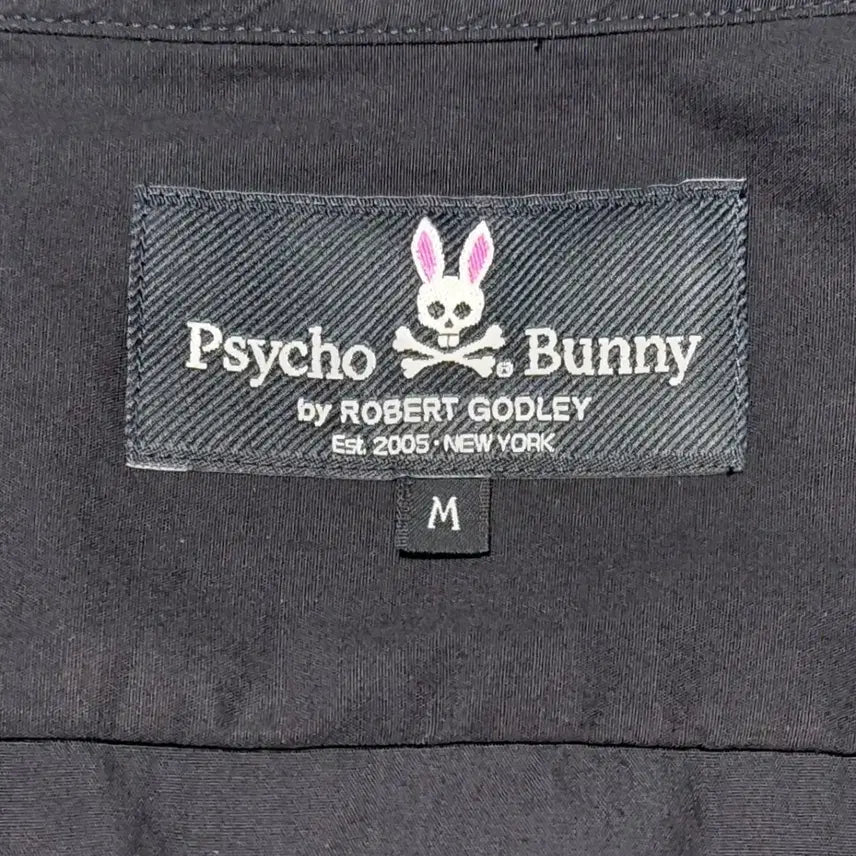 [BUNJANG] [M] Psycho Bunny 사이코 버니 로고 포인트 블랙 반팔 셔츠 / [M] Psycho Bunny 사이코 버니 로고 포인트 블랙 반팔 셔츠