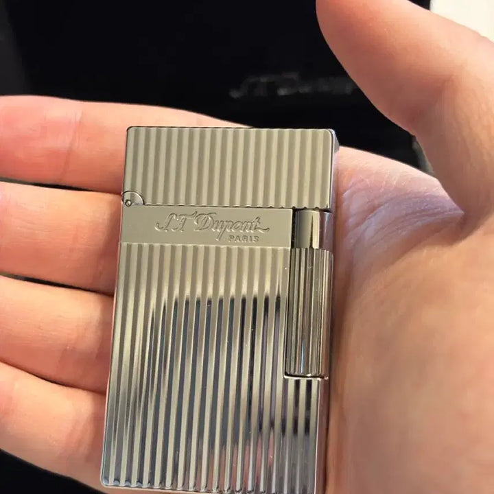 [BUNJANG] Dupont Line 2 Silver Lighter / 듀퐁라이터 라인2 은장 새상품