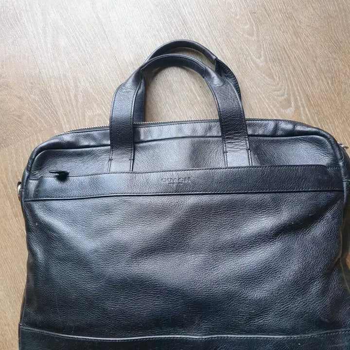 [BUNJANG] COACH Leather Briefcase / 미국 패션 브랜드 코치(COACH 정품)천연통가죽 서류가방 브리프케이스
