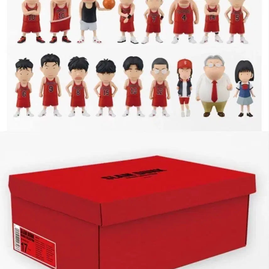 [BUNJANG] Slam Dunk Shohoku Team Figure Set / 슬램덩크 피규어 초판 북산 세트 새상품+프박 30장