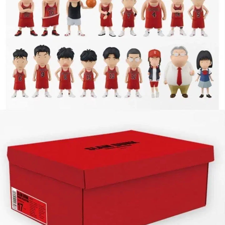 [BUNJANG] Slam Dunk Shohoku Team Figure Set / 슬램덩크 피규어 초판 북산 세트 새상품+프박 30장