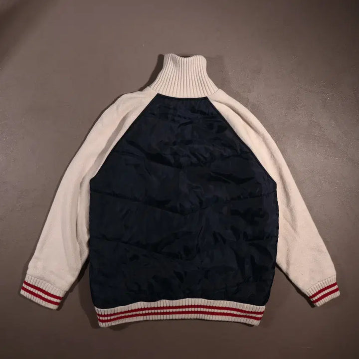 [BUNJANG] Vintage Quilted Knit Zip-up Jacket / 일본빈티지 누빔 니트 집업자켓 C523