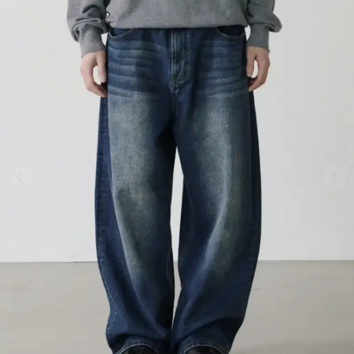 [BUNJANG] Nohant Wide Denim Jeans / 0) 노운 와이드 데님 (수선 5cm)