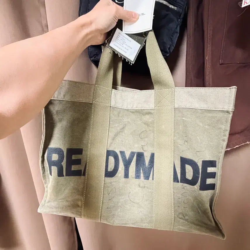 [BUNJANG] Readymade Easy Tote Bag L Khaki / 레디메이드 이지토트백 L