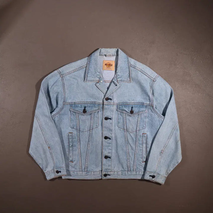 [BUNJANG] Hard Rock Cafe Denim Jacket / 하드락카페 데님자켓 C536