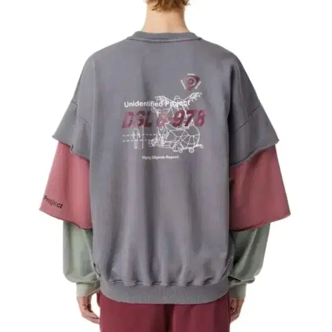 [BUNJANG] Diesel Layered Sweatshirt T-Shirt / 디젤 레이어드 맨투맨 티셔츠(새상품)