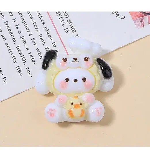 [BUNJANG] Sanrio Parts Set (7 Items) / 산리오 파츠2 데코덴 재료 7종 세트
