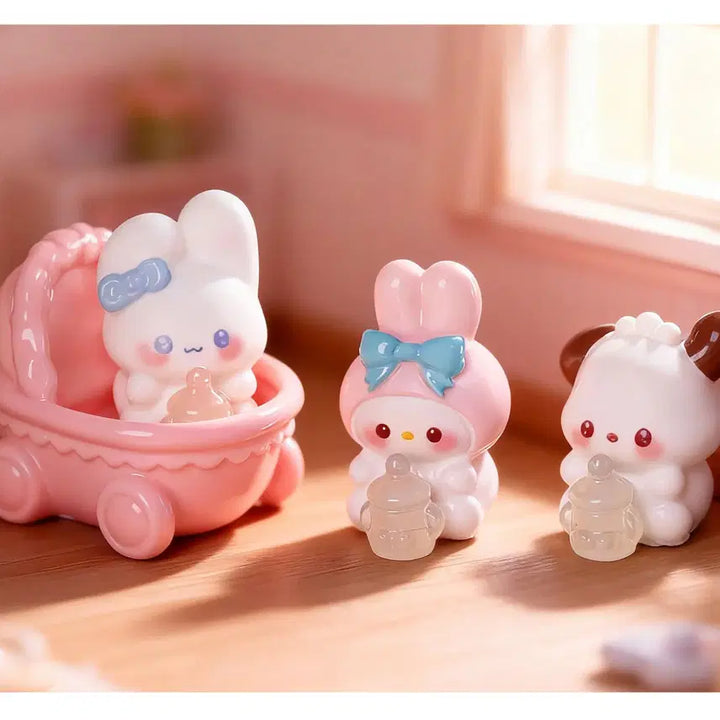 [BUNJANG] Sanrio Baby Version Mini Figure Set / 산리오 아기버전 미니 피규어 미니어처 7종 세트