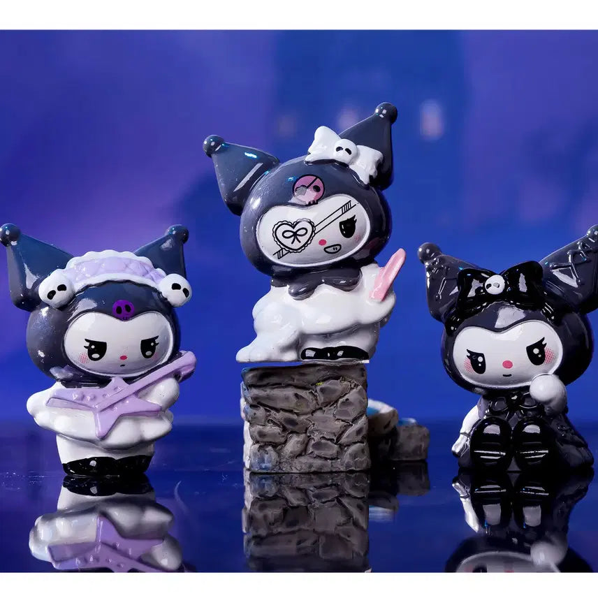 [BUNJANG] Sanrio Black Version Miniature Figure Set / 산리오 블랙버전 미니 피규어 미니어처 9종 세트