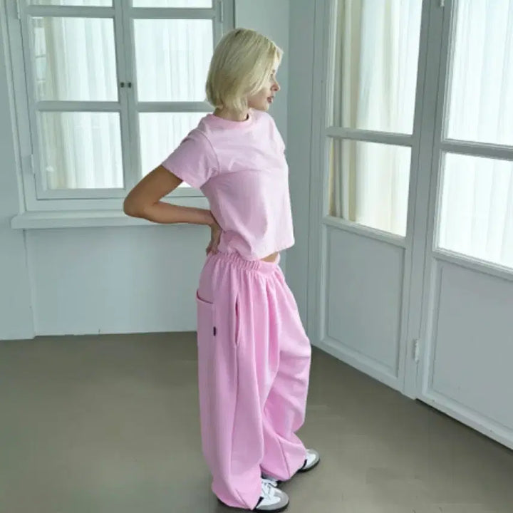 [BUNJANG] The Mysterious Hotel Basic Wide Pants / 더미스테리어스호텔 베이직 와이드 팬츠
