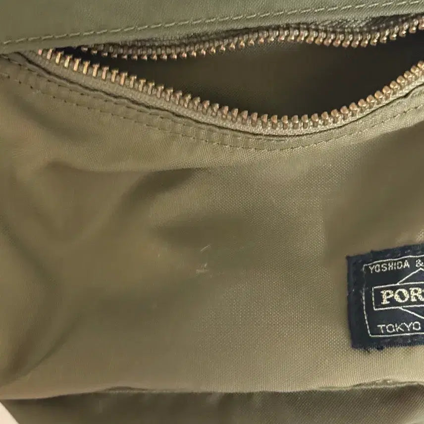 [BUNJANG] Porter Force Shoulder Pouch Sage Green / 포터 포스 숄더 파우치 세이지 그린