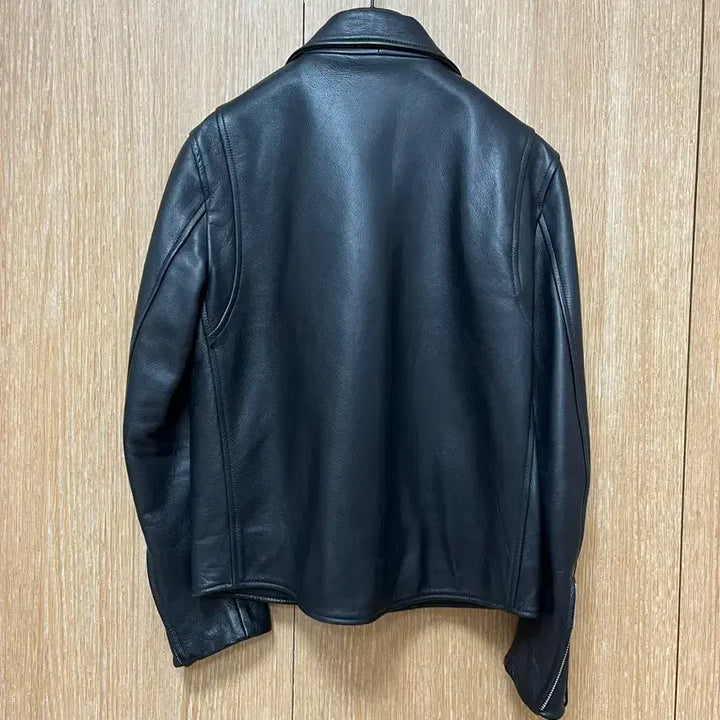 [BUNJANG] Sandro Navy Leather Rider Jacket / 산드로 네이비 레더 라이더 자켓