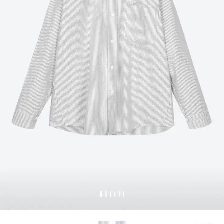 [BUNJANG] System Homme Vertical Stripe Shirt Black / 시스템옴므 버티컬 스트라이프 셔츠 블랙
