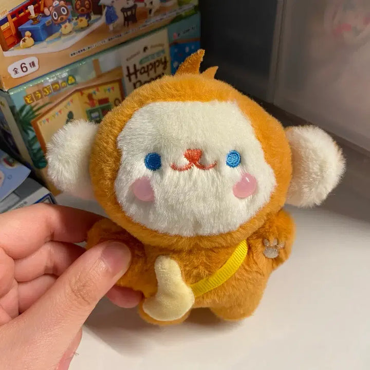 [BUNJANG] Rare Banana Bag Monkey Doll Keychain / [고전/희귀템] 바나나 가방 원숭이 인형 키링