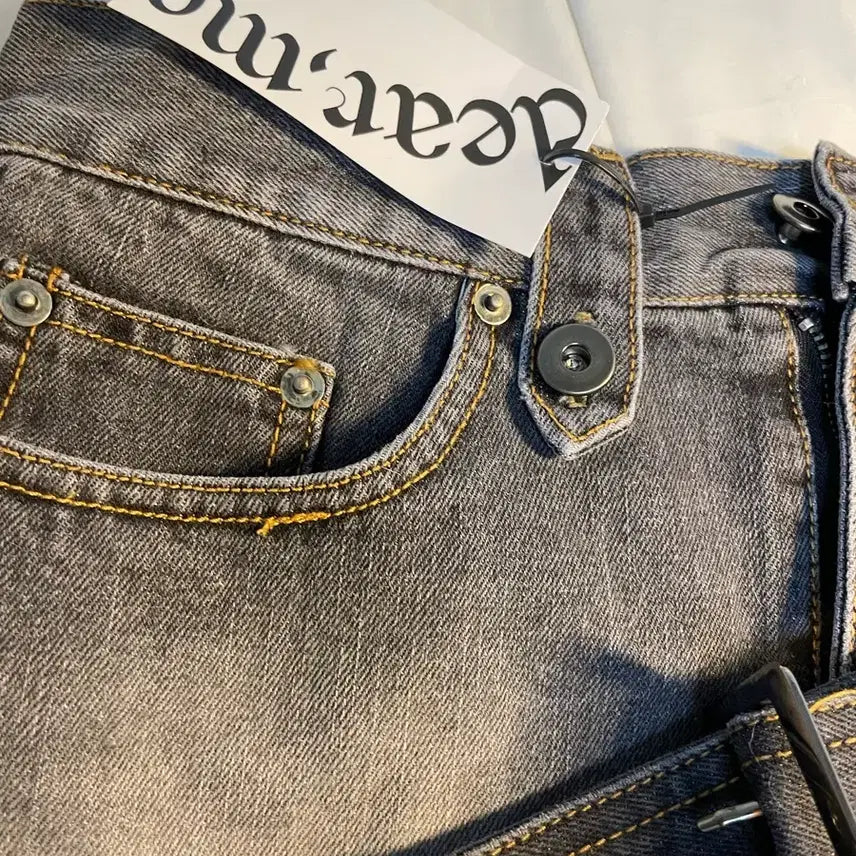 [BUNJANG] Dear. Me Denim Black Skirt / 디어미 데님 스커트 흑청 스커트