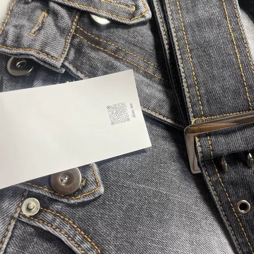[BUNJANG] Dear. Me Denim Black Skirt / 디어미 데님 스커트 흑청 스커트