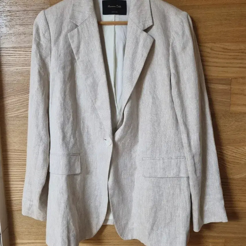 [SOLD OUT] 마시모두띠 린넨 베이지 자켓