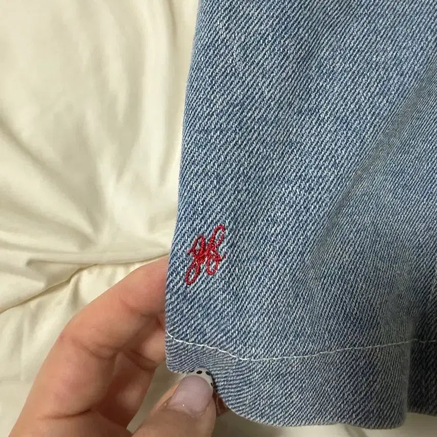 [BUNJANG] Freckle Denim Skirt / 프레클 데님 스커트