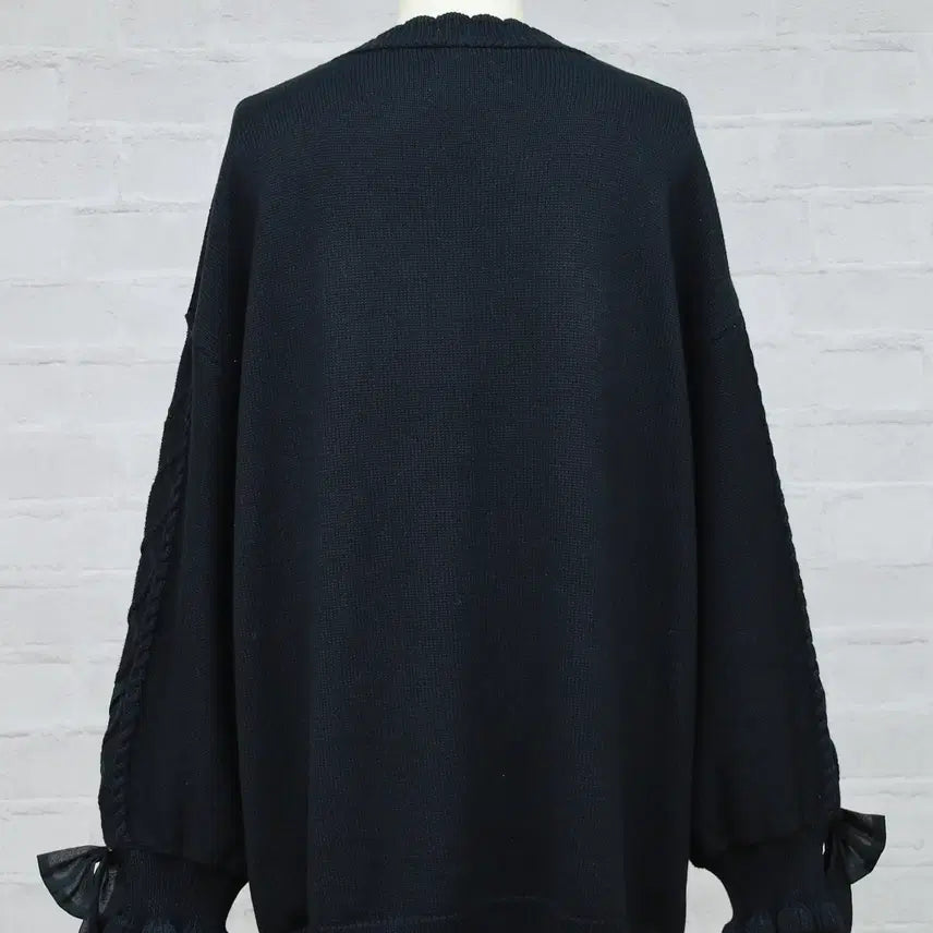 [BUNJANG] Amavel Sugar Ribbon Long Cardigan / Amavel 아마벨 슈가 리본 롱 가디건