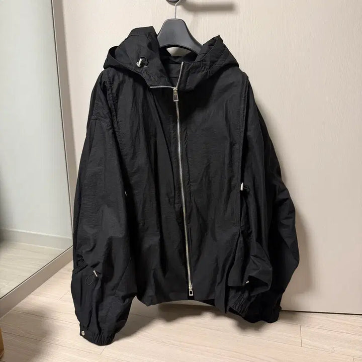 [SOLD OUT] 25 송지오옴므 볼륨 드레이프 후드 점퍼 블랙 50
