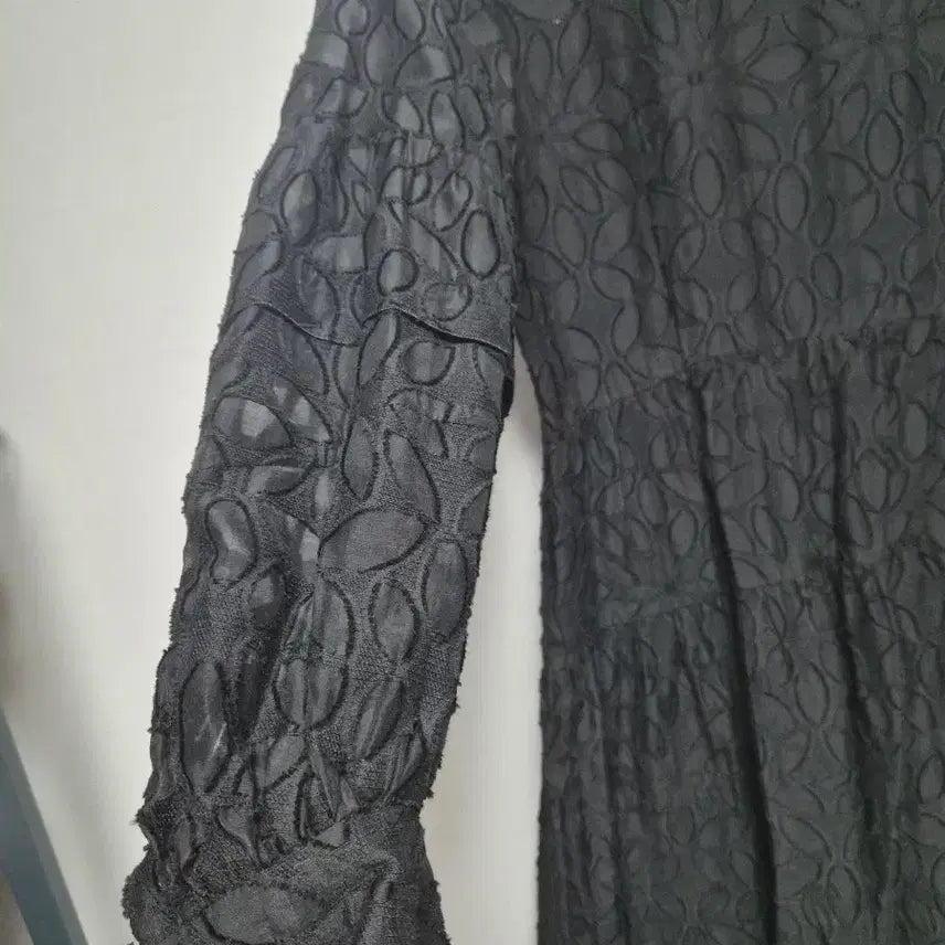 [BUNJANG] DUEL Black Lace Long Dress / 듀엘 블랙레이스 롱 원피스