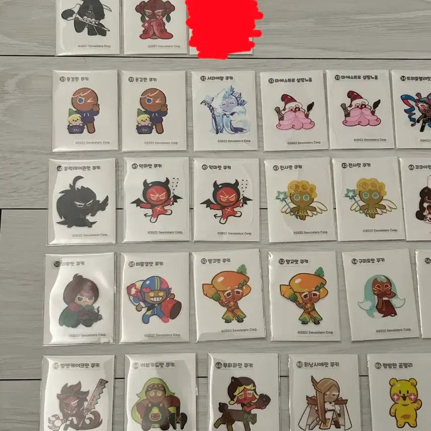 [BUNJANG] Cookie Run Kingdom Tteokbokki Sticker / 쿠키런 킹덤 띠부씰