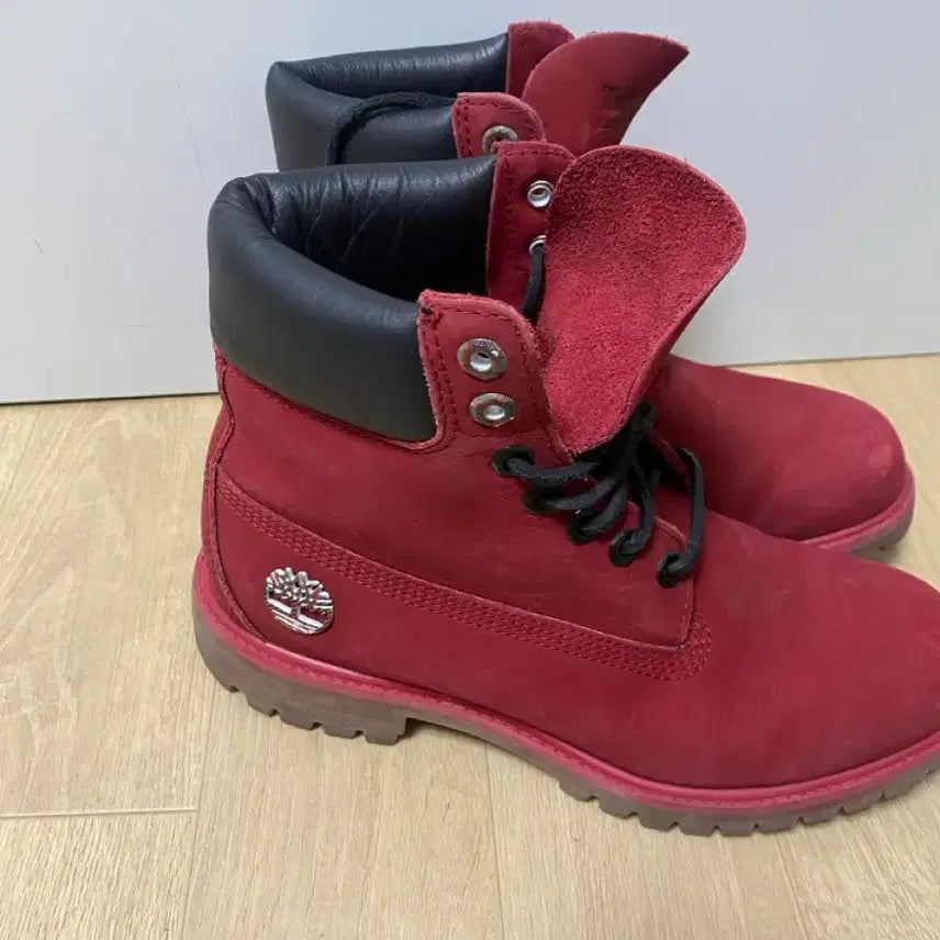 [BUNJANG] Timberland Walker Boots Red 8W / 팀버랜드 워커 8w