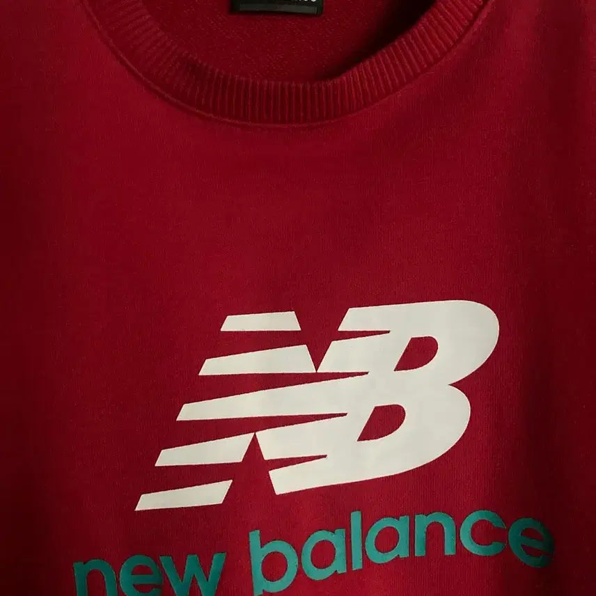 [BUNJANG] New Balance Red Sweatshirt / 뉴발란스 레드 맨투맨