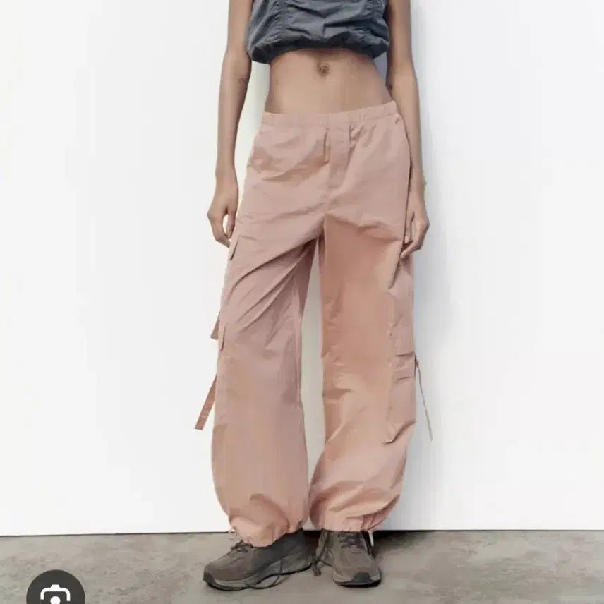 [BUNJANG] ZARA High-Waist Wide Cargo Pants / ZARA 자라 신상 하이웨스트 와이드카고팬츠