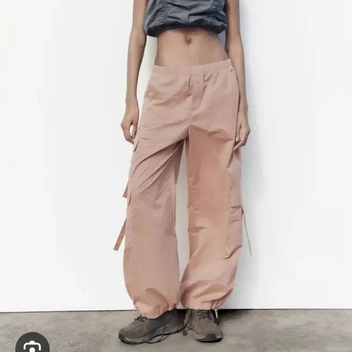 [BUNJANG] ZARA High-Waist Wide Cargo Pants / ZARA 자라 신상 하이웨스트 와이드카고팬츠