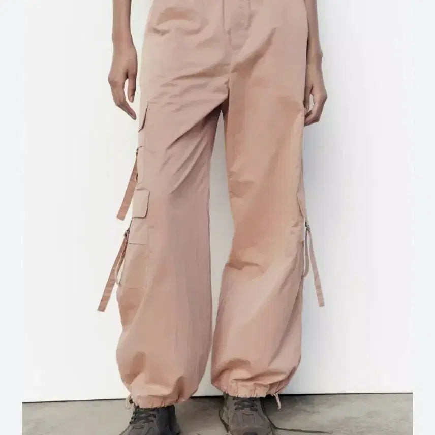 [BUNJANG] ZARA High-Waist Wide Cargo Pants / ZARA 자라 신상 하이웨스트 와이드카고팬츠