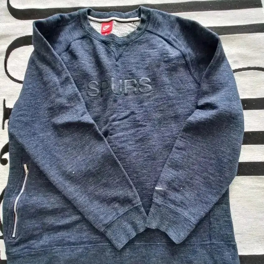 [BUNJANG] Nike SPURS Sweatshirt Navy / 나이키 SPURS 맨투맨 네이비