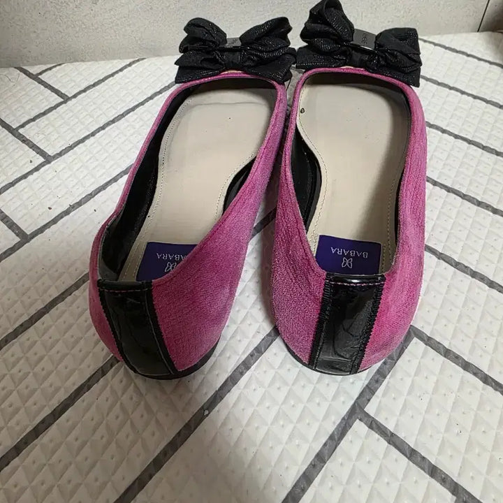 [SOLD OUT] 바바라 리본 플랫슈즈 핑크 여성용.235