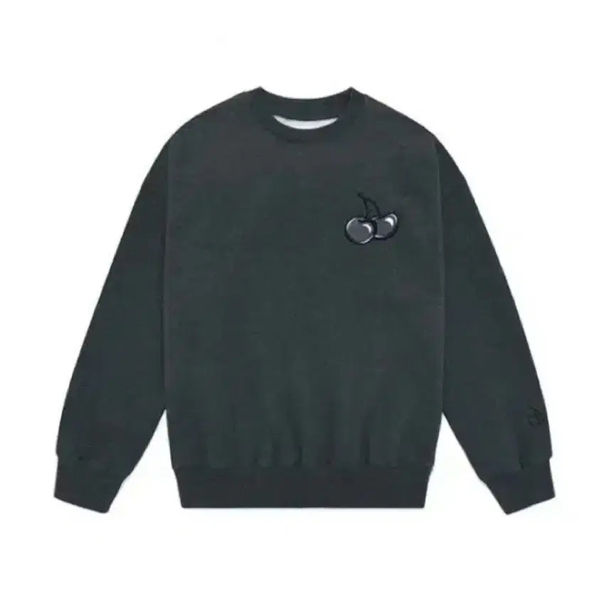 [BUNJANG] Kirsh Charcoal Logo Sweatshirt / 키르시 차콜 로고 맨투맨