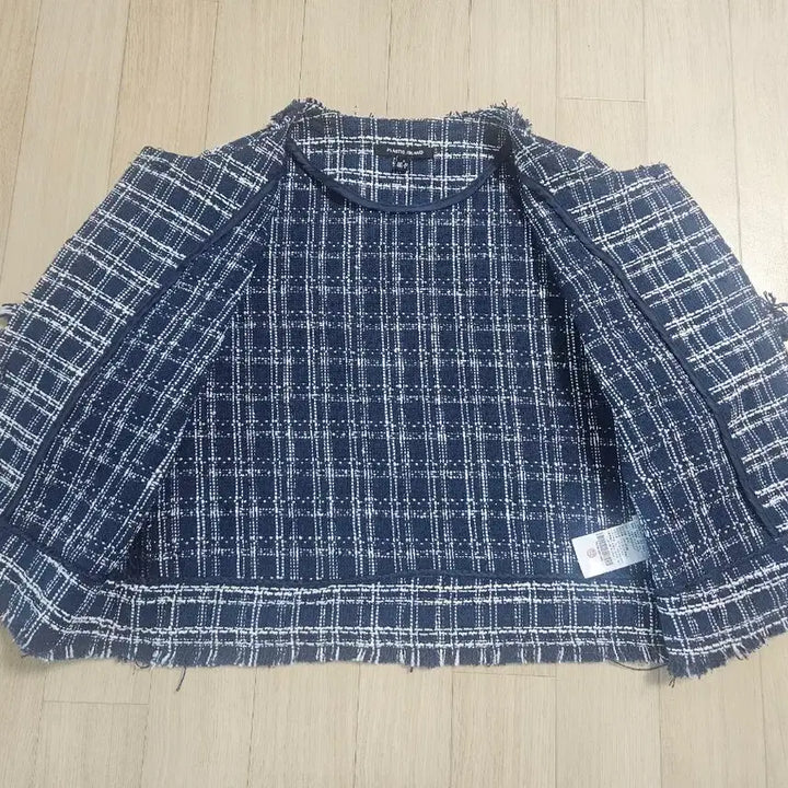 [BUNJANG] Plastic Island Tweed Short Sleeve Jacket S / 플라스틱 아일랜드 트위드 반팔자켓 S