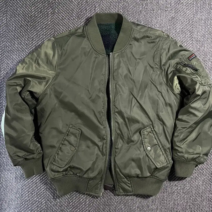[BUNJANG] JEEP Reversible Bomber Jacket / [L] JEEP 지프 리버시블 봄버 자켓