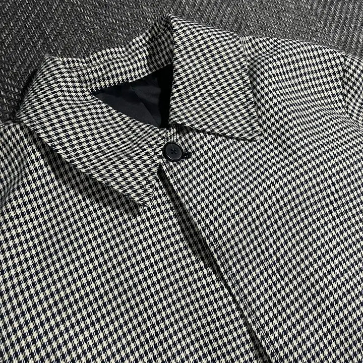 [BUNJANG] 8seconds Houndstooth Check Trench Coat / [L] 8seconds 에잇세컨즈 하운드투스 체크 트렌치 코트
