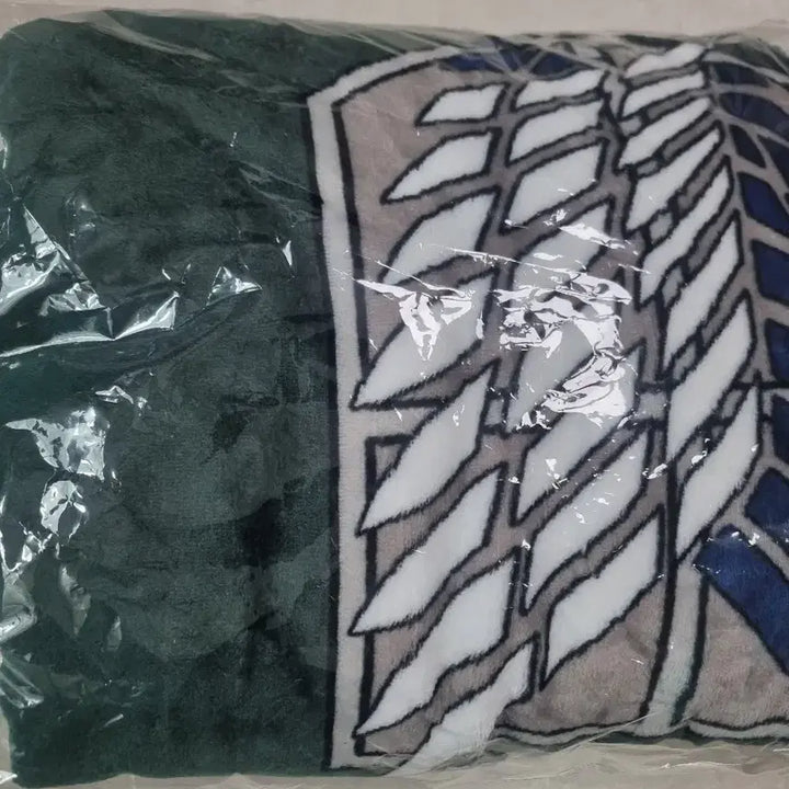 [BUNJANG] Frank Burger Attack on Titan Survey Corps Blanket / 프랭크 버거 진격거 조사병단 담요(미개봉)
