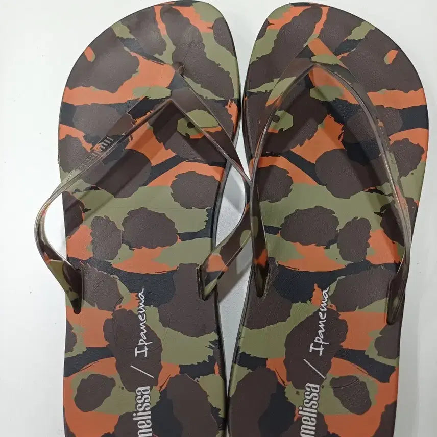 [BUNJANG] Melissa Ipanema Camouflage Flip-Flops / 멜리사 이파네마 카모플라쥬 쪼리