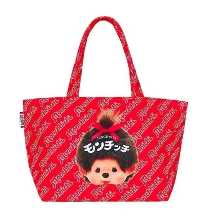 [BUNJANG] Monchhichi Red Tote Bag / 몬치치 Monchhichi 빨간색 토트백