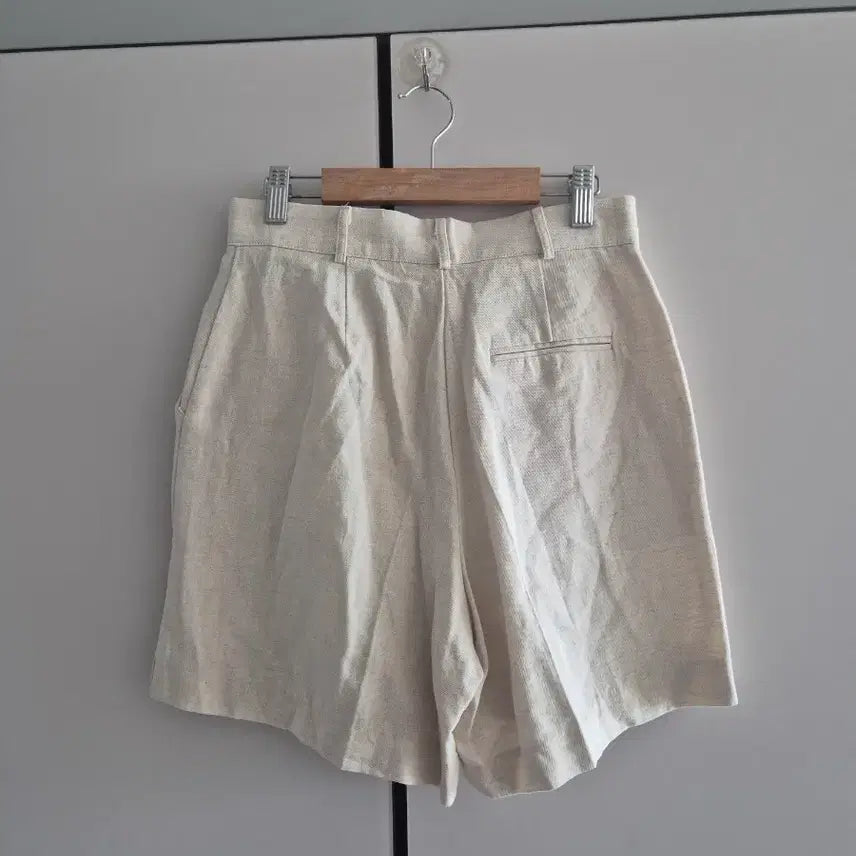 [BUNJANG] Linen Shorts 55 - New / 린넨 반바지 55 새상품