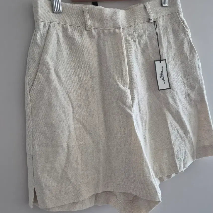 [BUNJANG] Linen Shorts 55 - New / 린넨 반바지 55 새상품