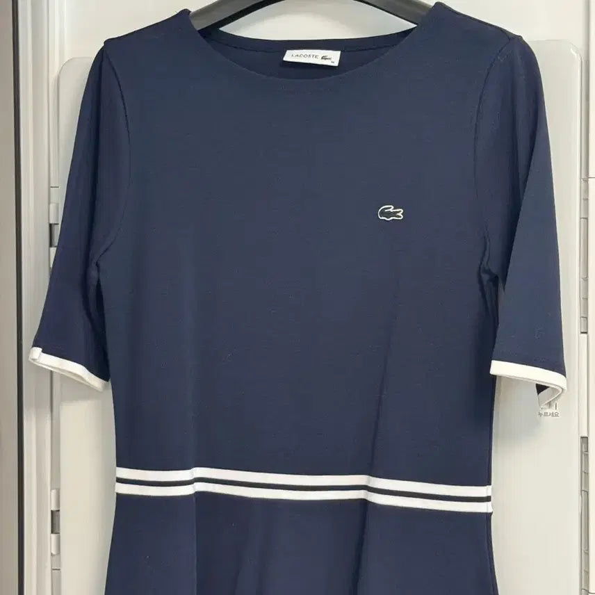 [BUNJANG] Lacoste Midi Dress (Navy, 36) / 라코스테 미디 원피스(네이비, 36)
