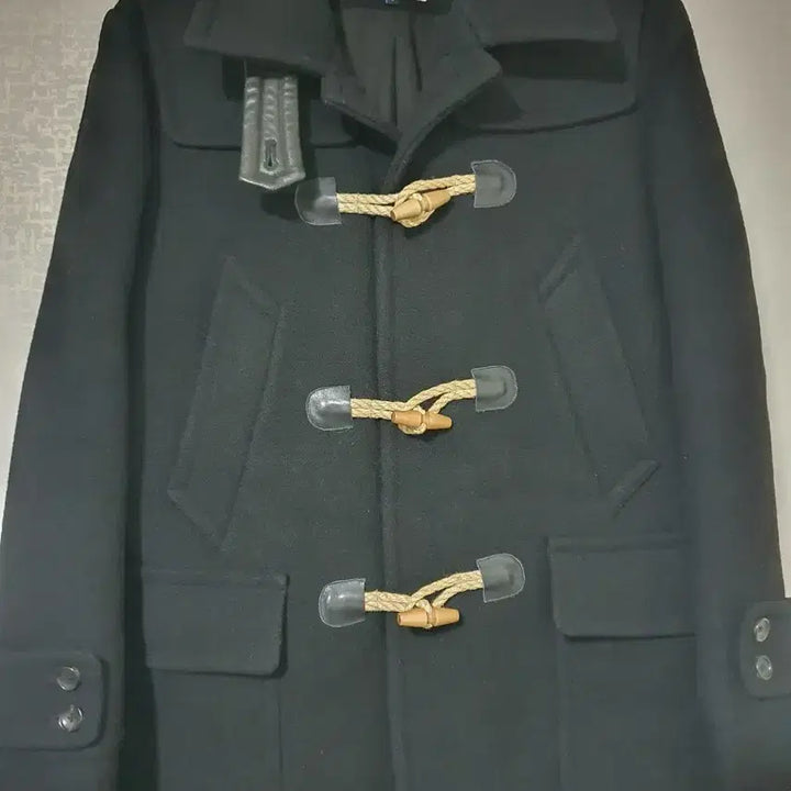 [BUNJANG] PEARLY GATES Black Toggle Coat / PEARLY GATES 파리게이츠  검정색 떡볶이 코트 100